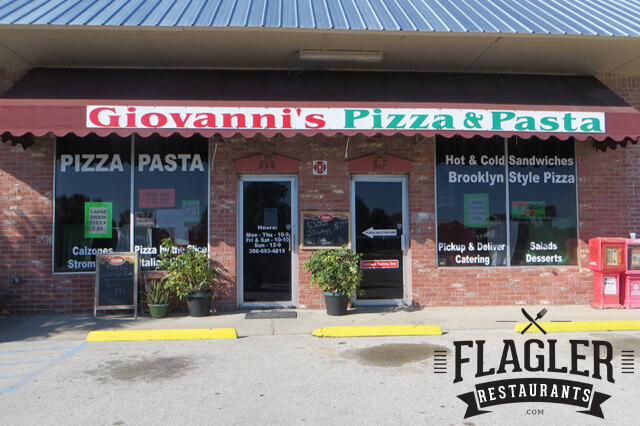 Giovanni's Pizza & Pasta, Flagler Beach