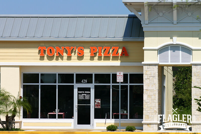 Tony's Pizza, Flagler Beach